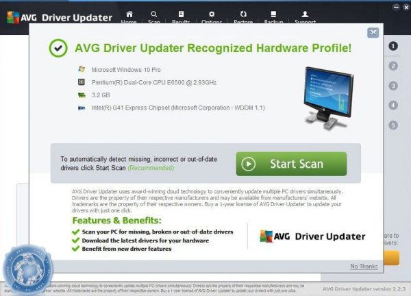 AVG Driver Updater crack Registration Key